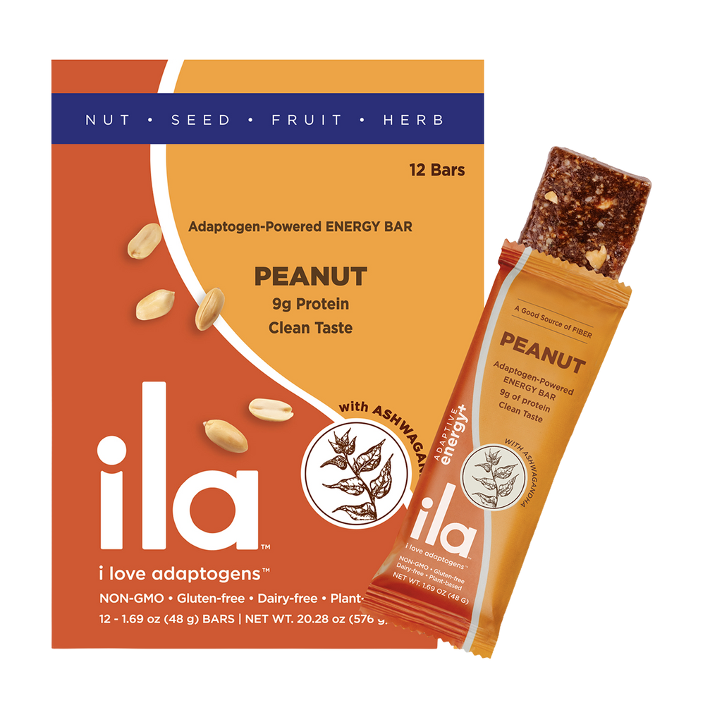 Peanut Energy Bars In A 12 Count Box With Clean Ingredients