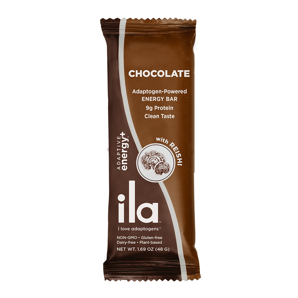 Adaptogen Chocolate Bars By ILA With Reishi And Ashwagandha
