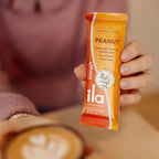 Peanut Energy Bars 12 Pack With Coffee And ILA Adaptogen Snack Bar For Clean Energy