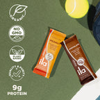 List benefits of ILA Energy Bars - Organic, No GMO, Plant Based, 9g Protein