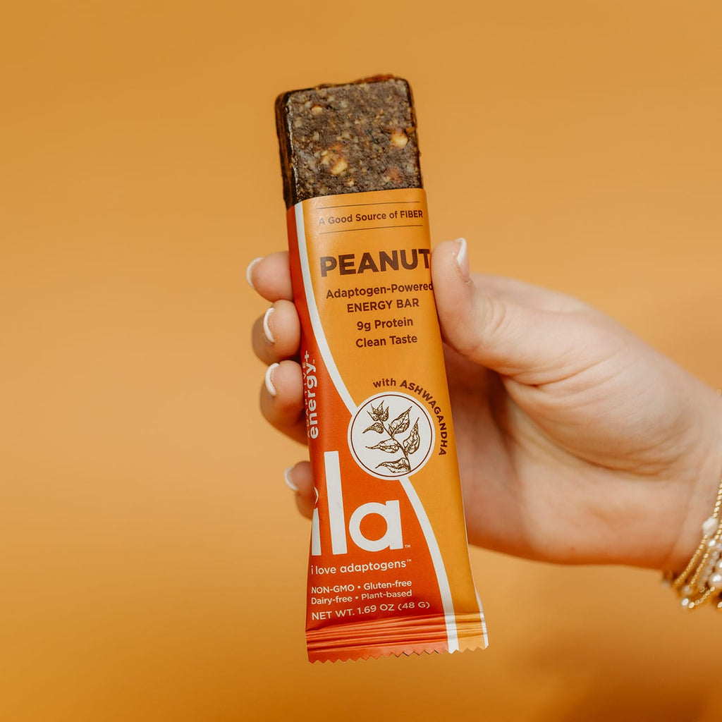 Peanut Snack Bars With Adaptogen Bars For Steady Energy